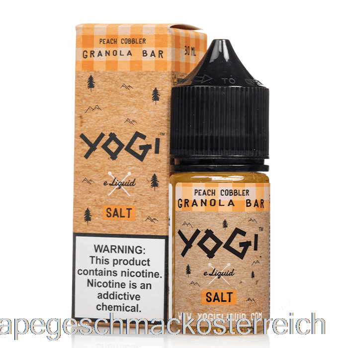 Peach Cobbler Müsliriegel – Yogi Salts E-Liquid – 30 Ml, 35 Mg Vape-Geschmack